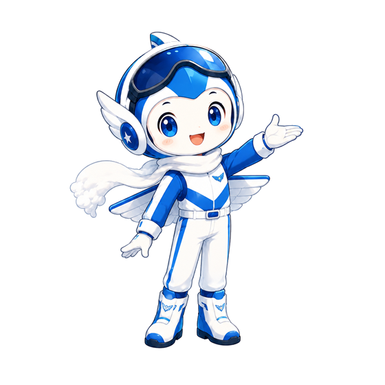 現地レポートを案内するパル